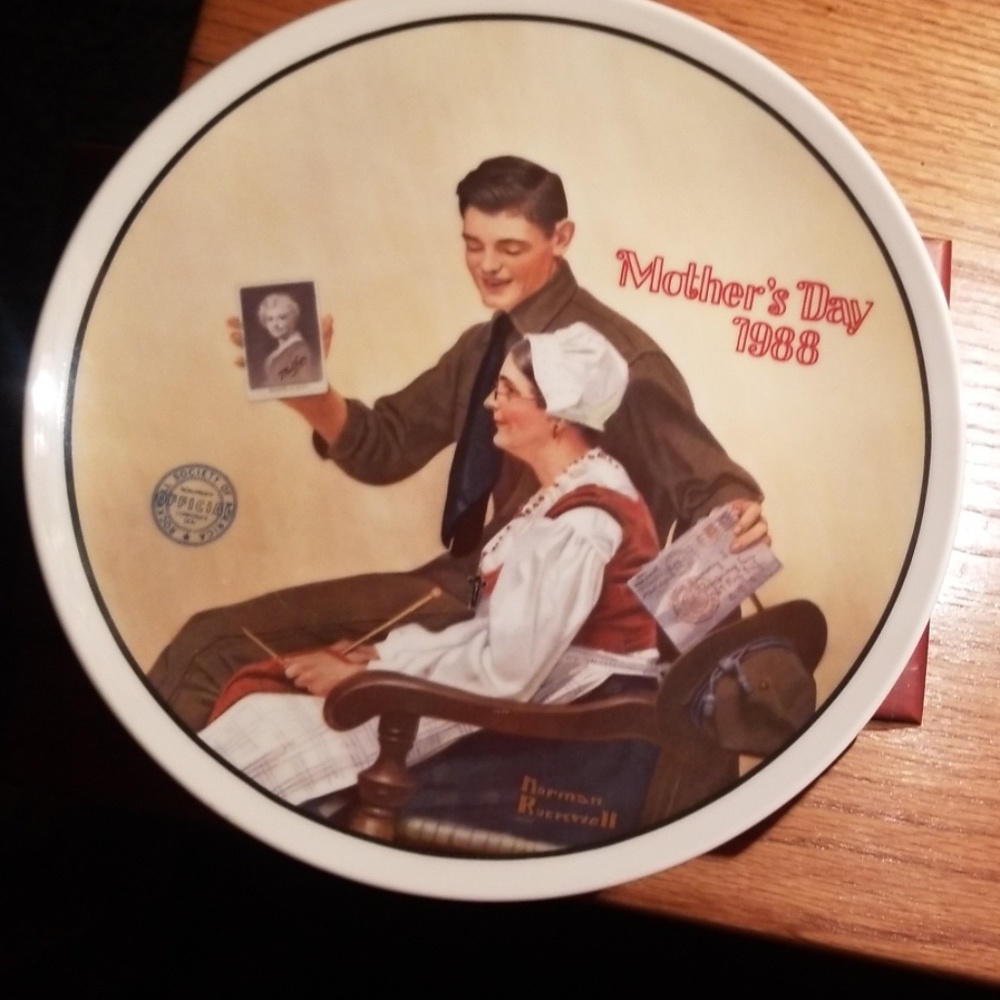 Norman Rockwell Plate